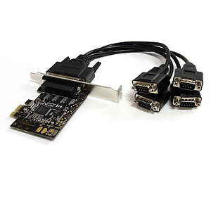 StarTech com Carte PCI Express avec 4 ports RS232
