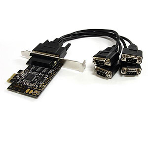 StarTech com Carte PCI Express avec 4 ports RS232