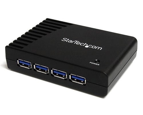 StarTech 4 Port Black SuperSpeed USB 3.0 Hub