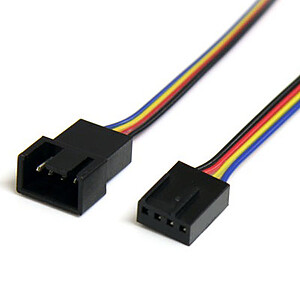 StarTech 12in 4 Pin Fan Power Extension Cable