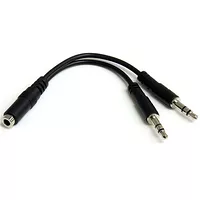 Cable adaptateur jack 3.5 mm vers 2 x jack 3.5 mm - Startech