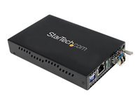 StarTech.com StarTech.com Convertisseur Ethernet Gigabit sur Fibre Optique MonoMode LC - 1000Mb s - 40km - convertisseur de media a fibre optique - 1GbE