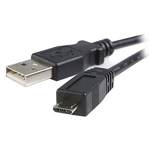 StarTech com Cable USB A 2 0 vers micro USB B 2 0 M M 1 m
