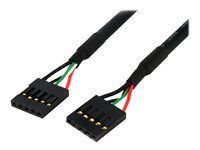 StarTech.com StarTech.com Cable adaptateur interne de carte mere 60 cm 5 broches USB IDC F F - cable USB - IDC 5 broches pour IDC 5 broches - 60.7 cm