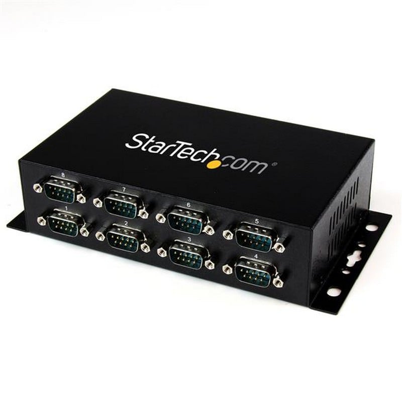 Startech StarTech.com Hub série RS232 à 8 ports - Adaptateur USB vers 8x DB9 RS232 à montage mural et rail DIN