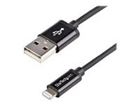 StarTech 1m Black 8-pin Lightning to USB Cable