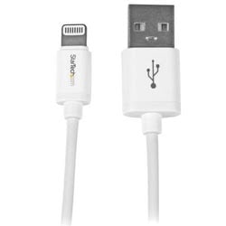StarTech 1m White 8-pin Lightning to USB Cable