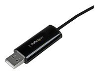 StarTech.com StarTech.com Cable KM USB 2.0 avec transfert de donnees - Commutateur USB clavier souris pour PC et Mac - Switch KM a 2 ports - adaptateur de connexion directe - USB 2.0 - USB 2.0