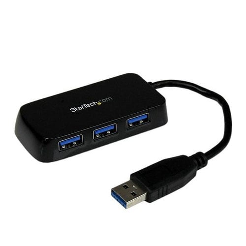 StarTech.com StarTech.com 4 Port Portable SuperSpeed Mini USB 3.0 Hub - concentrateur (hub) - 4 ports - Ordinateur de bureau