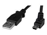 StarTech.com StarTech.com Cable Mini USB 1 m - A vers Mini B coude 90Â° vers le haut - Cable USB Mini B Angle Coude vers le haut - Black 1m - cable USB - USB pour mini USB type B - 1 m
