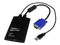 StarTech KVM Portable Crash Cart w File Transfer