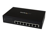 StarTech.com StarTech.com Switch Gigabit Ethernet Industriel 8 Ports Non Gere avec Power over Ethernet - Commutateur 802.3af at PoE Switch Gigabit PoE - commutateur - 8 ports - non gere