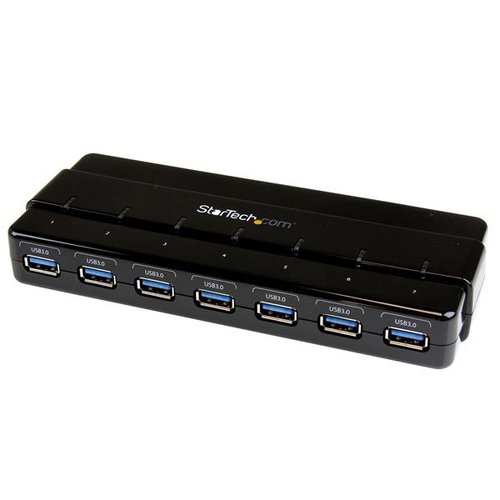 StarTech 7 Port SuperSpeed USB 3.0 Hub w Adapter