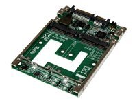 StarTech.com StarTech.com Adaptateur RAID pour 2 disques SSD mSATA vers SATA 2,5 - Convertisseur 2x SSD mSATA vers SATA de 2,5 pouces avec RAID - contrÃ'leur de stockage - mSATA - SATA 6Gb s
