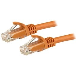 StarTech 5m Orange Snagless UTP Cat6 Patch Cable