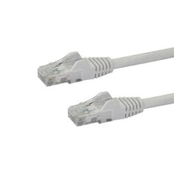 Startech Cable Ethernet Cat6 StarTech UTP Snagless 1m Blanco RJ45 cobre chapado oro