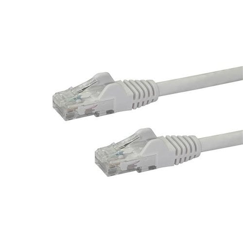 StarTech 2m White Snagless UTP Cat6 Patch Cable