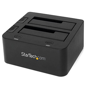 StarTech Station d accueil pour 2 HDD SSD SATA III de 25 ou 35 avec UASP
