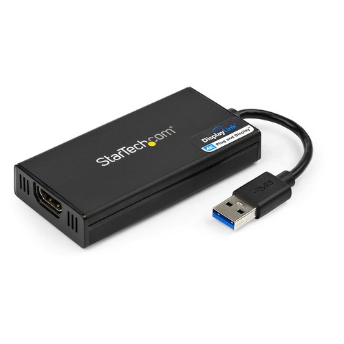 Startech StarTech.com Adaptateur vidéo multi-écrans USB 3.0 vers HDMI - Carte graphique externe certifié DisplayLink - Ultra HD 4k