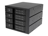 StarTech.com StarTech.com Rack amovible Backplane sans tiroir pour 4x HDD SAS II SATA III 6Gb s de 3,5 avec echange a chaud - Aluminium - Rack de stockage mobile