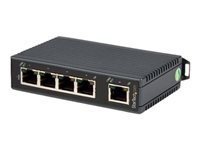 StarTech.com StarTech.com Switch Ethernet industriel non gere a 5 ports - Commutateur 10 100 a montage sur rail DIN - Switch reseau - commutateur - 5 ports - non gere