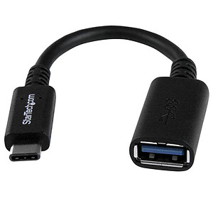 StarTech com Adaptateur USB C 3 0 vers USB A 3 0 M F Certifie USB IF
