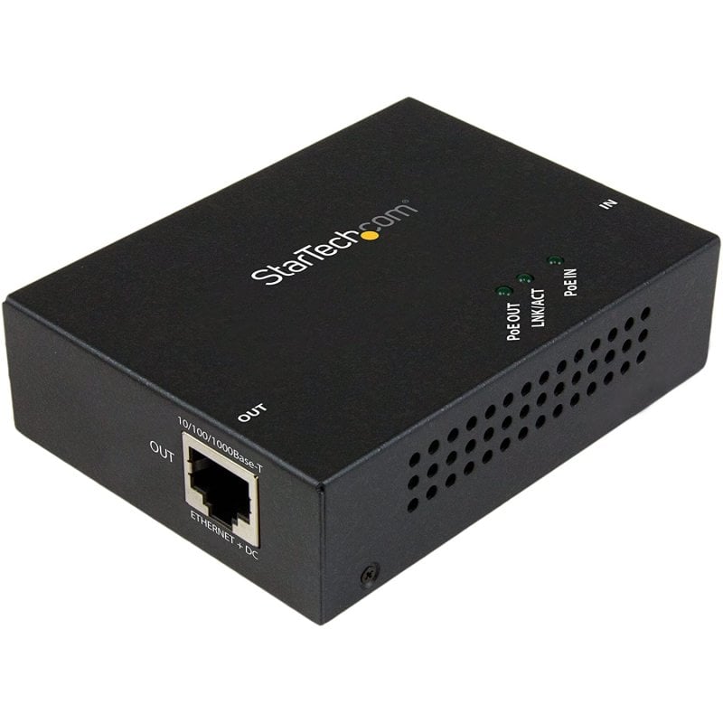 Startech StarTech.com Répéteur Gigabit PoE à 1 port - Extendeur Power over Ethernet 802.3at et 802.3af - 100 m