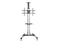 StarTech.com StarTech.com Chariot TV pour ecran de 32 po a 75 po - Reglage de la hauteur sans effort (STNDMTV70) chariot - pour ecran plat - Black, Silver