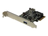 StarTech.com StarTech.com Carte contrÃ'leur PCI Express a 2 ports USB 3.1 (10 Gb s) - 1 USB-A externe 1 USB-A interne - Adaptateur PCIe USB 3.1 - adaptateur USB - PCIe x4 - USB 3.1 x 2