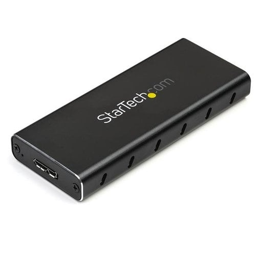 StarTech com Boitier USB 3 1 pour SSD M 2 SATA avec cable USB C Aluminium
