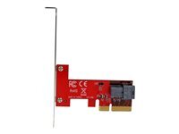 StarTech.com StarTech.com Adaptateur PCI Express x4 vers SFF-8643 pour SSD U.2 PCIe NVMe - Carte d'extension pour SSD U.2 NVMe via slot PCI Express - adaptateur d'interface - SAS 12Gb s - PCIe x4