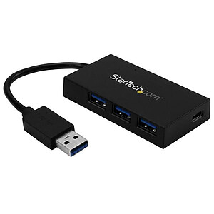 StarTech com Hub USB C a 4 ports 3 x USB A 1 x USB C
