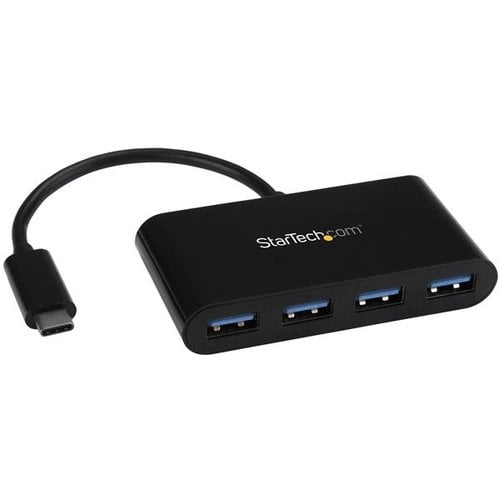 StarTech.com StarTech.com Hub USB 3.0 compact a 4 ports alimente par bus - Concentrateur USB Type-C - USB-C vers 4x USB-A - concentrateur (hub) - 4 ports