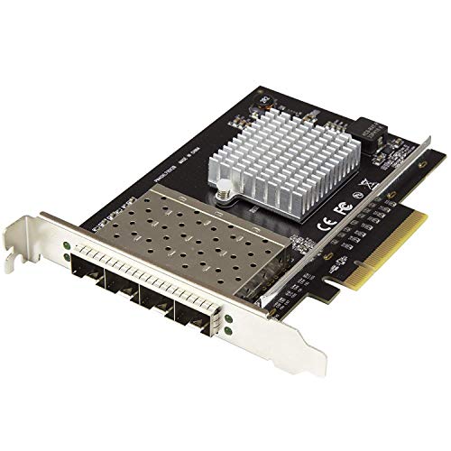 Startech StarTech.com Carte réseau PCI Express pour serveur à 4 ports SFP 10 Gigabit Ethernet - Chipset Intel XL710