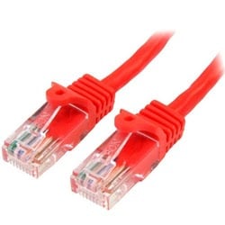 StarTech 0.5m Red Snagless Cat5e Patch Cable
