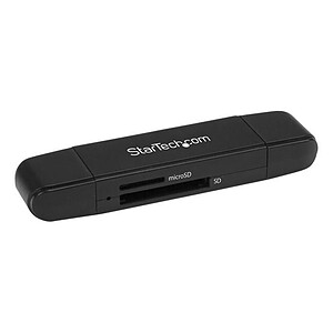 StarTech com Lecteur cartes SD et microSD USB C et USB A
