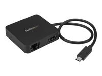 StarTech com Adaptateur multiport USB C pour ordinateur portable HDMI 4K GbE USB C USB A DKT30CHD