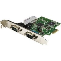 StarTech.com StarTech.com Carte PCI Express a 2 ports serie DB9 RS232 - Adaptateur PCIe serie avec UART 16C1050 a deux voies (PEX2S1050) - adaptateur serie - PCIe - RS-232 x 2