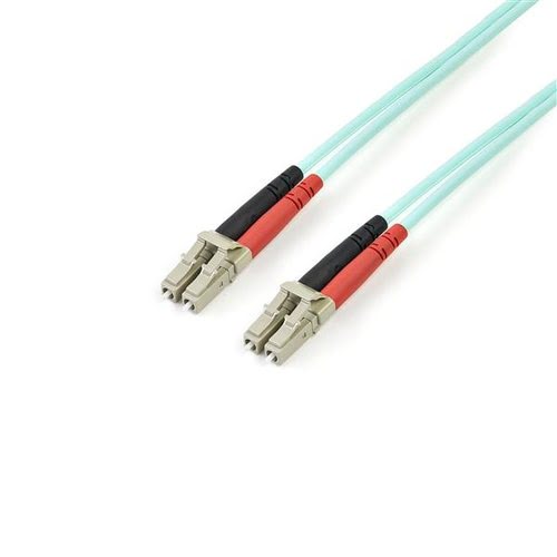 Startech Cable Aqua Fibra Duplex Multi LC 100Gb 50 125 3m