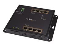 StarTech.com StarTech.com Switch Gigabit Ethernet gere a 8 ports PoE avec 2 connexions SFP - Fixation murale et acces en facade (IES101GP2SFW) - commutateur - 10 ports - Gere