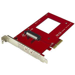 StarTech com Carte controleur U 2 vers PCIe pour SSD U 2 NVMe SFF 8639 PCI Express 3 0 x4
