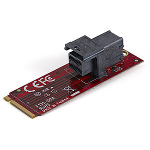 StarTech com Adaptateur PCIe 4 0 x4 U 2 vers M 2
