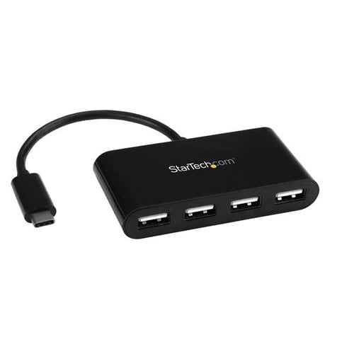 StarTech.com StarTech.com Hub USB-C 4 ports - Mini-hub - Concentrateur USB Type-C - USB C vers 4x USB-A - USB 2.0 - concentrateur (hub) - 4 ports