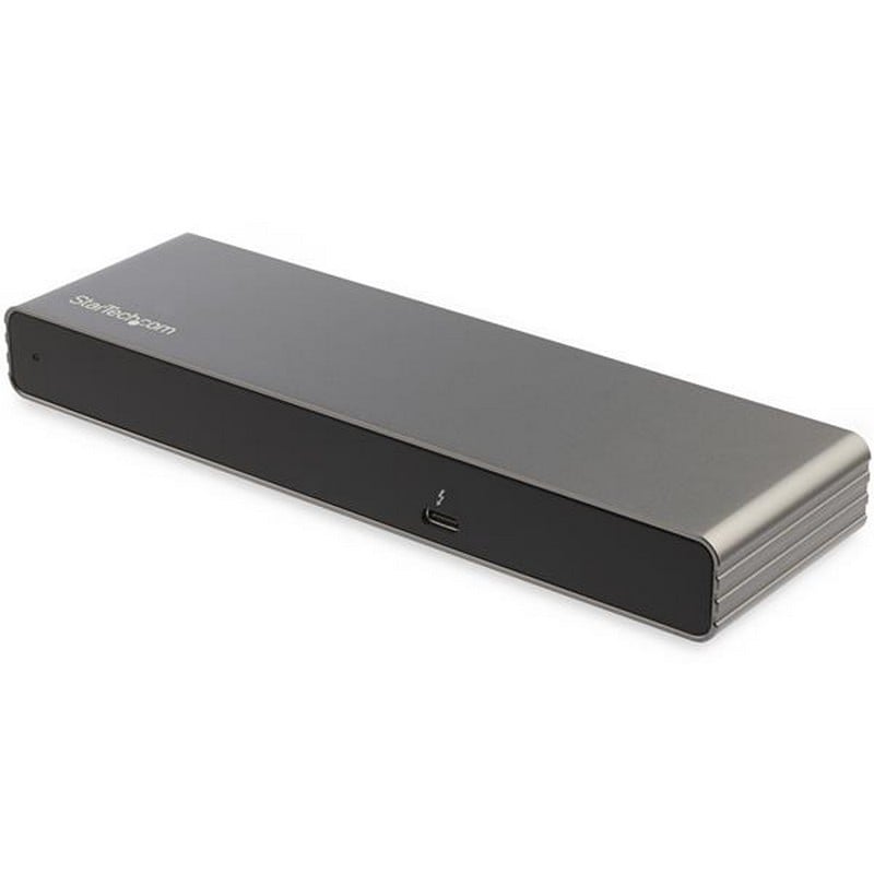 Startech StarTech.com Dock Thunderbolt 3 pour PC portable - Station d'Accueil TB3 à Double Écran Dual 4k 60Hz - Displayport, HDMI 1080p VGA - 85W Power Delivery - 2x USB-A - GbE - Windows Mac