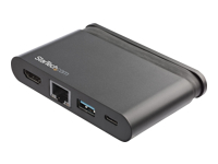 StarTech com StarTech com Adaptateur multiport AV numerique USB C avec Power Delivery jusqu a 100 W DKT30CHCPD station d accueil USB C 1GbE