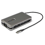 StarTech com Adaptateur multiport USB C vers HDMI 4K 60 Hz Hub USB 2 ports SD microSD et Power Delivery 100W