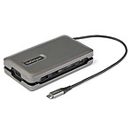 StarTech com Adaptateur multiport USB C vers HDMI 4K 60 Hz Hub USB 2 ports SD microSD et Power Delivery 100W
