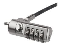 startechcom Cable antivol StarTech.com avec combinaison 2m pivotant acier