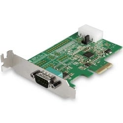 Startech StarTech.com Carte Adaptateur Série RS232 PCI Express à 1 port - Carte Contrôleur Hôte Série PCIe RS232 - PCIe vers Série DB9 - 16950 UART - Carte d'Extension Profil Bas - Windows et Linux