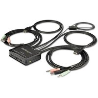 StarTech com KVM Switch 2 ports HDMI 4K 60Hz avec Hub 2 ports USB 2 0
